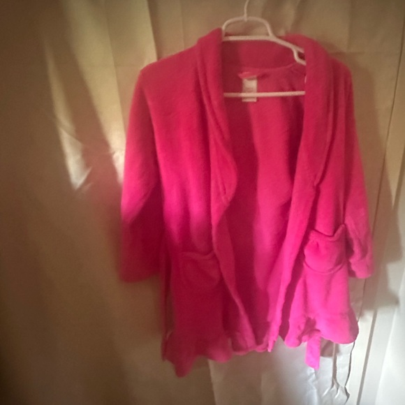 Exhilaration bathrobe, girls size m/m 7/8, pink, great condition, so soft! - Picture 5 of 9